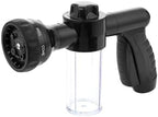 Car Wash Foam Gun, High Pressure Vehicle Wash Soap Sprayer with 8 Adjustable Watering Patterns, Automotive Hose Nozzle Foam Blaster, Universal for Automobile RV Truck (Black) by Ywdiml