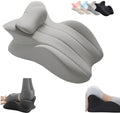 Sweet Spot Pillow for Couples, 27 Degree Couples Pillow for All Postures Wedge Pillow, Multi-Position Support for Sitting & Lying,Support Anti-Slip Waterproof Cover with Replaceable Design (Gray) by Unknown
