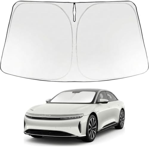 Proadsy Custom Fit 2022-2026 Lucid Air Windshield Sun Shade, Blocks Heat by Proadsy