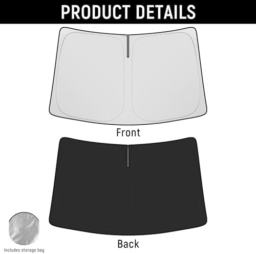 Windshield Sun Shade for Kia 2023-2025 2026 Sportage Accessories (OEM Size) Auto Interior Front Window Sun Visor Heat Protection - Image 7