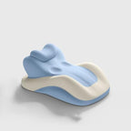 27 Degree Incline Memory Foam Wedge Pillow, Ergonomic Body Position Helper Cushion for Couples, Multi Purpose Bed Wedge for Reading Back Support and Leg Elevation,Blue by Unknown
