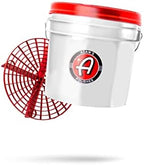 Adam's Polishes Wash Bucket (3.5 Gallon Bucket + Grit Guard) - Car Detailing Tool for Car Washing & Garage Storage | Stores Car Wash Soap, Foam Cannon, Foam Gun, Microfiber Towels & More by AdamsPolishes
