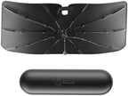 Weektic Custom Windshield Sun Shade Umbrella for Hyundai Santa Fe 2013-2023, [Double Thickened Ice Crystal Coating] Sun & Heat Protection, Keep Vehicle Cool & Protect Interior by Weektic