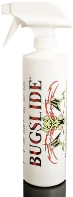 BugSlide Bug Remover Spray – All Purpose Car Cleaner & Detailer, For Vehicle Interior & Exterior Use, Shines, Degreases, Polishes, Wipes Away Bugs on Plastic, Metal,Glass, Windows, Mirrors, 16 oz by BUGSLIDE