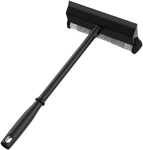 MR.SIGA Professional 2-in-1 Car Window Squeegee and Sponge Scrubber by MRSIGA