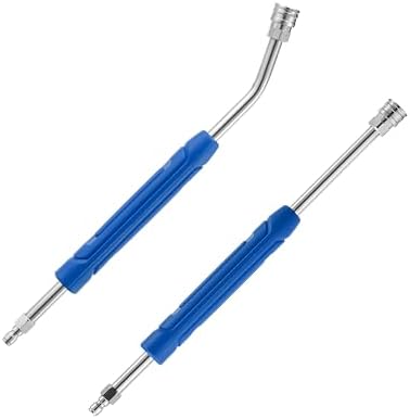 Pressure Washer Extension Wand, 17 Inch, 1/4'' Quick Connect, 2 Pack by EZALOR