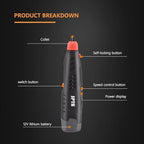 Cordless Rotary Tool, SPTA Powerful Mini Detail Polisher Kit, 36Pcs 12V Li-ion Battery 5,000-25,000 RPM Micro Auto Detailing Car Polisher Polishing Foam Pad Set for Buffing Polishing Sanding Cleaning - Image 2