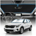 for KIA Seltos Sun Shade Windshield Cover - Custom Fit Seltos Accessories 2021-2024 2025 2026 Sunshade Foldable UV Protection & Heat Shield Sun Visor Accessories by Unknown