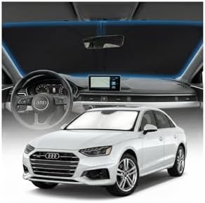 for Audi A4 Sun Shade Windshield Cover - Custom Fit A4 Accessories 2018-2025 2026 Sunshade Foldable UV Protection & Heat Shield Sun Visor Accessories by Unknown