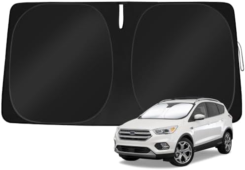 Windshield Sun Shade Custom Fit Ford Escape 2013-2019 by TOBNIFFDSunShade