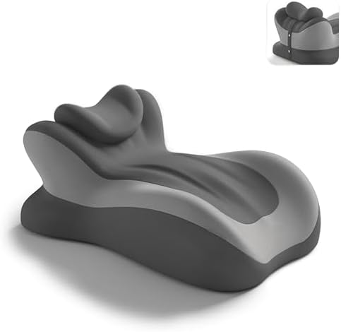 Adjustable Intimacy & Pregnancy Support Pillow - Ergonomic Foam Wedge Cushion for Back Pain, Sitting, Lying, Multi-Position with Removable Washable Cover (Light Gray) by Unknown