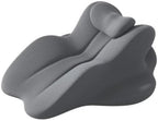 Ergonomic 27° Memory Foam Wedge Cushion, Body Position Assistance Pillow for Couples, Multipurpose Bed Support Wedge for Reading Backrest & Leg Raising,Gray by Unknown