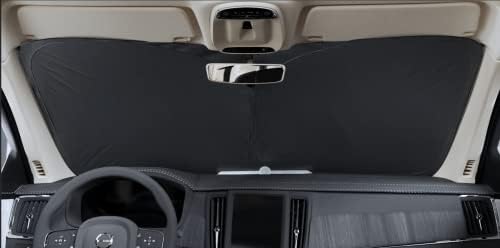 Autotech Park Foldable Sunshade Compatible with 2010-2016 Mercedes E-Class Sedan, UV Reflective and Easy Storage, Custom-fit Car Windshield Sun Shade - Image 3