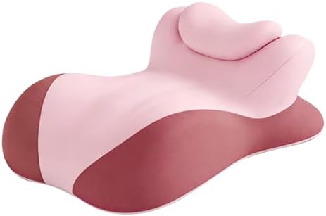 Ergonomic Memory Foam Wedge Pillow for Couples – Intimacy Pillow, Prone Pillow for Sleeping, Breathable Positioning Support for Back Pain Relief, Reading & Massage – Removable Cover (Pink) by Unknown