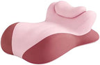 Wedge Pillow for Intimacy & Couples – Ergonomic Memory Foam for Bed, Support for Back Pain, Prone Sleeping & Reading – Breathable, Washable Cover, Pink by Unknown