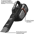 BLACK+DECKER dustbuster Portable Vacuum Cordless Handheld, Small Hand Vacuum Cleaner for Dorm Home and Car, Powerful 20V AdvancedClean+ (HHVK515J00FF) - Image 2