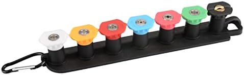 Pressure Washer Tips, Set of 7 Pressure Washer Nozzle Tips with Nozzle Holder, 1/4 Inch Quick Connect Power Washer Tips, 4000 PSI, Multiple Degrees Rinse Kit, Pressure Washer Accessories - Image 6