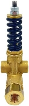 Annovi Reverberi VRT3-310A Unloader, Black Spring, 4500 PSI, 10.5 GPM, No Adjustment Knob, Brass - Image 3