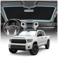 for Toyota Tundra Sun Shade Windshield Cover - Custom Fit Tundra Accessories 2007-2021 Sunshade Foldable UV Protection & Heat Shield Sun Visor Accessories by Unknown