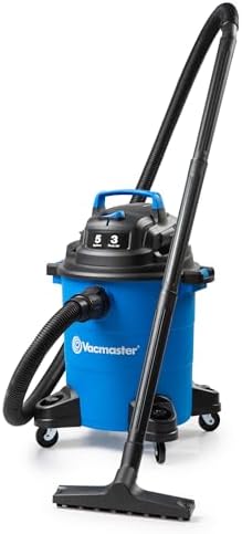 Vacmaster VOC507PF 0101 5-Gal 3 Peak HP Utility Wet/Dry Vacuum Blue by Unknown