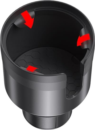 Car Cup Holder Expander with Adjustable Base, Cupholder Extender Holder for Car Compatible with Hydro Flasks 32/40 oz, Fits Yeti 24/36/46 oz, Other Large Bottles in 3.4"-3.8" - Image 8