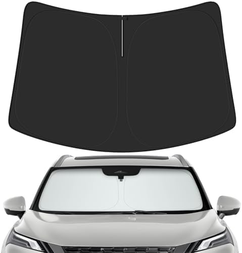 Car Windshield Sun Shade for Nissan 2021-2025 2026 Rogue Accessories (OEM Design) Reflective Foldable Heat Insulation Sunshade for Ultimate Protection by Unknown