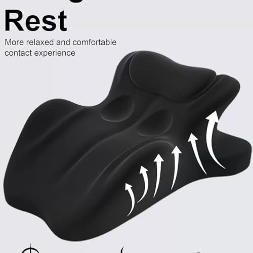 Luxurious Memory Cotton Lovers Pillow, Ergonomic Intimate Pillow, is an Ideal Choice for Reading, Waist Support, deep Support for Intimate Posture and Better Posture.，Pink - Image 2