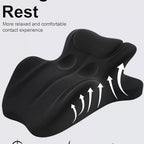 Memory Cotton Lovers Pillow, Ergonomic Intimate Pillow, Used for Waist Support, deep Support Intimate Posture, an Ideal Choice for Better Body Posture, a Luxury Gift for his Wife（Blue） - Image 2