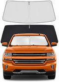 Car Sun Shade for 2014-2018 Chevrolet/Chevy Silverado 1500 Accessories Windshield Sunshade Cover Front Window Shade Custom Fit Silverado 1500 Sun Visor Protector Foldable Blocks UV Rays by Unknown