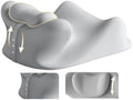 Wedge Pillow for Lovers, Multi-Purpose Orthopedic Support, Used for Acid Reflux, Leg Elevation After Operation, Back Pain Relief, Reading and Bed Rest (Upgrade (Grey) by Unknown