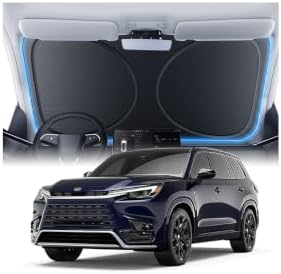 Windshield Sun Shade for Lexus-TX350 2024-2026, 100% UV Block & Heat Insulation, Custom Fit Sunshade, Foldable Car Sunshade with Storage Bag, Summer Car Accessory by Amadaw