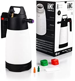 IK FOAM Pro 2+ Pump Spray Foamer with Schrader Valve – FoamSprayer 50 oZ – High-Pressure, Adjustable Nozzle – Ideal for Car Detailing, Cleaning & Maintenance by IKSprayers