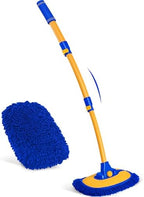Ordenado 15° Curved Car Wash Brush with Long Handle, Scratch-Free Mop Head by Ordenado