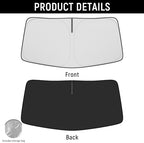 Windshield Sun Shade for Jeep 2005-2010 Grand Cherokee Accessories (OEM Size) Auto Interior Front Window Sun Visor Heat Protection - Image 7