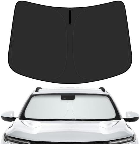 Car Windshield Sun Shade for Chevy 2024 2025 2026 Trax LS/1RS/LT/2RS/ACTIV Accessories (OEM Design) Reflective Foldable Heat Insulation Sunshade for Ultimate Protection by Unknown