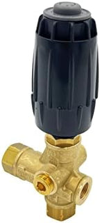 Annovi Reverberi VRT3-310 Unloader, Black Spring, 4500 PSI, 10.5 GPM, Adjustment Knob, Brass by AR+ANNOVI+REVERBERI