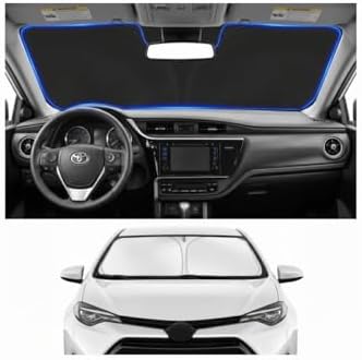 Custom Fit Windshield Sun Shade for Toyota Corolla 2014-2019 by Unknown
