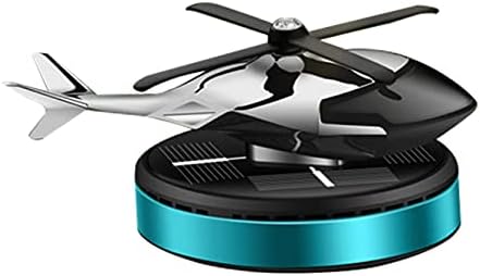 Car Air Freshener,Al Alloy Solar Helicopter Diffuser,Home&Car Décor|Blue by NICEADA