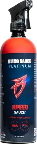 Bling Sauce Speed Sauce, Anti-Static Automotive Quick Detail Spray, 24 oz by BlingSauce