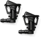 Front Windshield Washer Nozzle Kit fit for 2013-2019 Wrangler JK JKU, 2013-2017 Jeep Wrangler Replaces 68197414AB, 68164356AB, 68197414AA Wiper Washer Nozzle Spray Jet by YIENAKFUNAutoPart