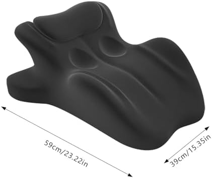 Couples Intimacy Pillow for Sitting, Multifunctional Couple Back Pillow - Low-Profile Butt Cushion with 3D Memory Foam Design, Support for Relaxation or Play (Black) - Image 3