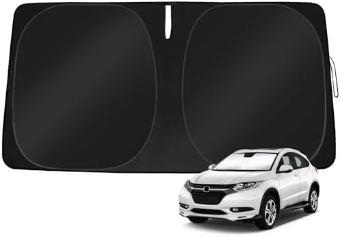 Windshield Sun Shade Custom Fit Honda HRV 2016-2022 by TOBNIFFDSunShade