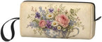 Teacup Small Makeup Bag, 600D Oxford Cosmetic Pouch for Women | Teacup Cosmetic Bag and Toiletry Pouch with Double-Sided Print and Foam Padding for Women, Travel, Gym, Weekend and Daily Use - Image 2