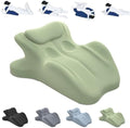 Sweet Spot Pillow (Chiro Monk Couple Pillow): 27° Ergonomic Contoured, Multi-Functional Memory Foam Lounger Cushion Back Support,Green by Miluqike
