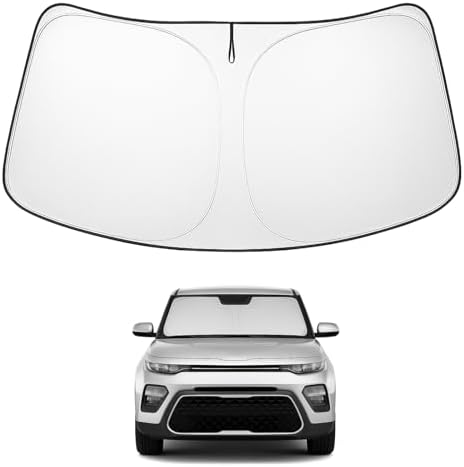 Proadsy Custom Fit 2020-2026 Kia Soul Windshield Sun Shade, Blocks Heat by Proadsy