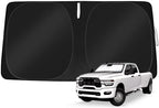 Windshield Sun Shade Custom Fit Dodge RAM 2500 3500 2010-2026 by TOBNIFFDSunShade
