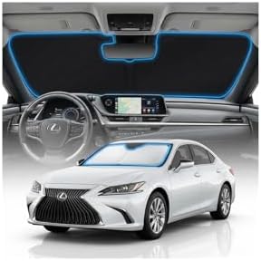 for Lexus ES Sun Shade Windshield Cover - Custom Fit ES ES250 ES300h ES350 Accessories 2019-2025 Sunshade Foldable UV Protection & Heat Shield Sun Visor Accessories by Unknown