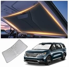 Windshield Sun Shade for Kia Carnival Front Window Shades Cover for 2010-2025 2026 Carnival Windshield Sun Visor Protector Car Accessories by LZYYQX