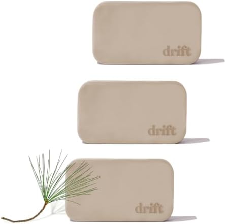 Drift Car Air Freshener - The Original Stone Air Freshener - Car Odor Eliminator - Long Lasting Scent - Essential Oils - Clean Ingredients - Pine Scent 3 Pack Refill - NO CLIP INCLUDED by driftscents