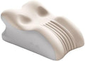 Memory Foam Ergonomic Wedge Pillow, Reading Pillow in Bed, Prone Sleeping Pillow, Ergonomic Support for Back Pain, Acid Reflux and Sitting up, Ideal Choice for Massage. (Beige) by Unknown